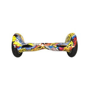 Гироскутер с Влагозащитой Smart Balance 10" c Приложением и Самобалансировкой (Желтый граффити)