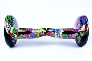 Гироскутер Smart Balance 10" c Приложением и Самобалансировкой (Фиолетовый граффити)