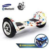 Гироскутер Smart Balance 10" Внедорожный (Белый граффити)