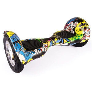 Гироскутер Smart Balance 10" c Приложением и Самобалансировкой (Желтый граффити)