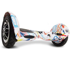 Гироскутер Smart Balance 10" c Приложением и Самобалансировкой (Белый граффити)