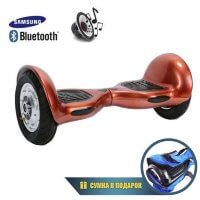 Гироскутер Smart Balance 10" Внедорожный (Красный карбон)