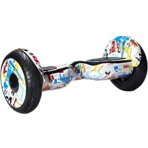 Гироскутер с Влагозащитой Smart Balance Premium 10.5" (Белый граффити)